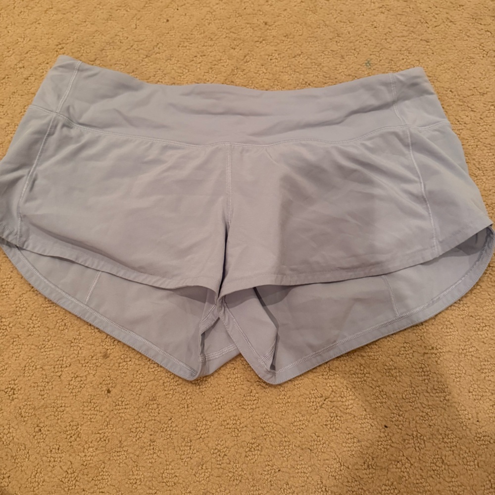 lululemon athletica Light purple low rise 2.5 Athletic Shorts